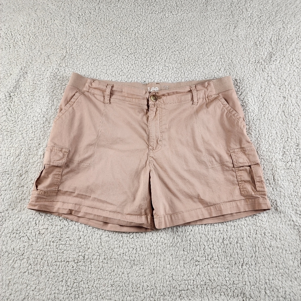 Lee regular fit mid-rise shorts Plus size 18